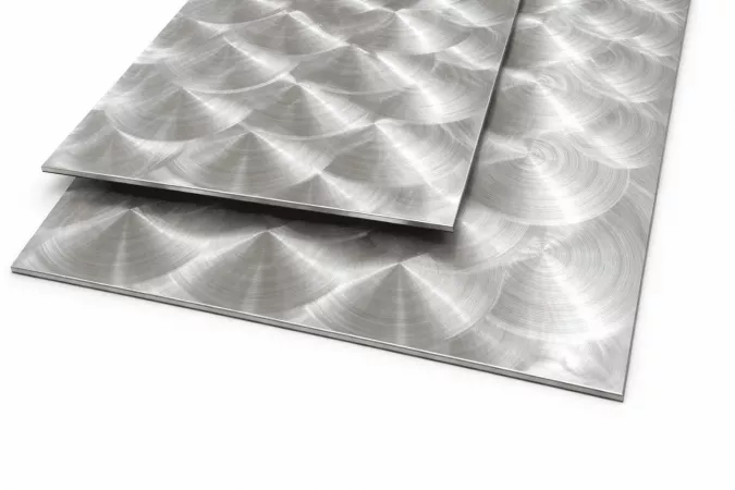 Edelstahlblech_marmoriert_kreisgeschliffen